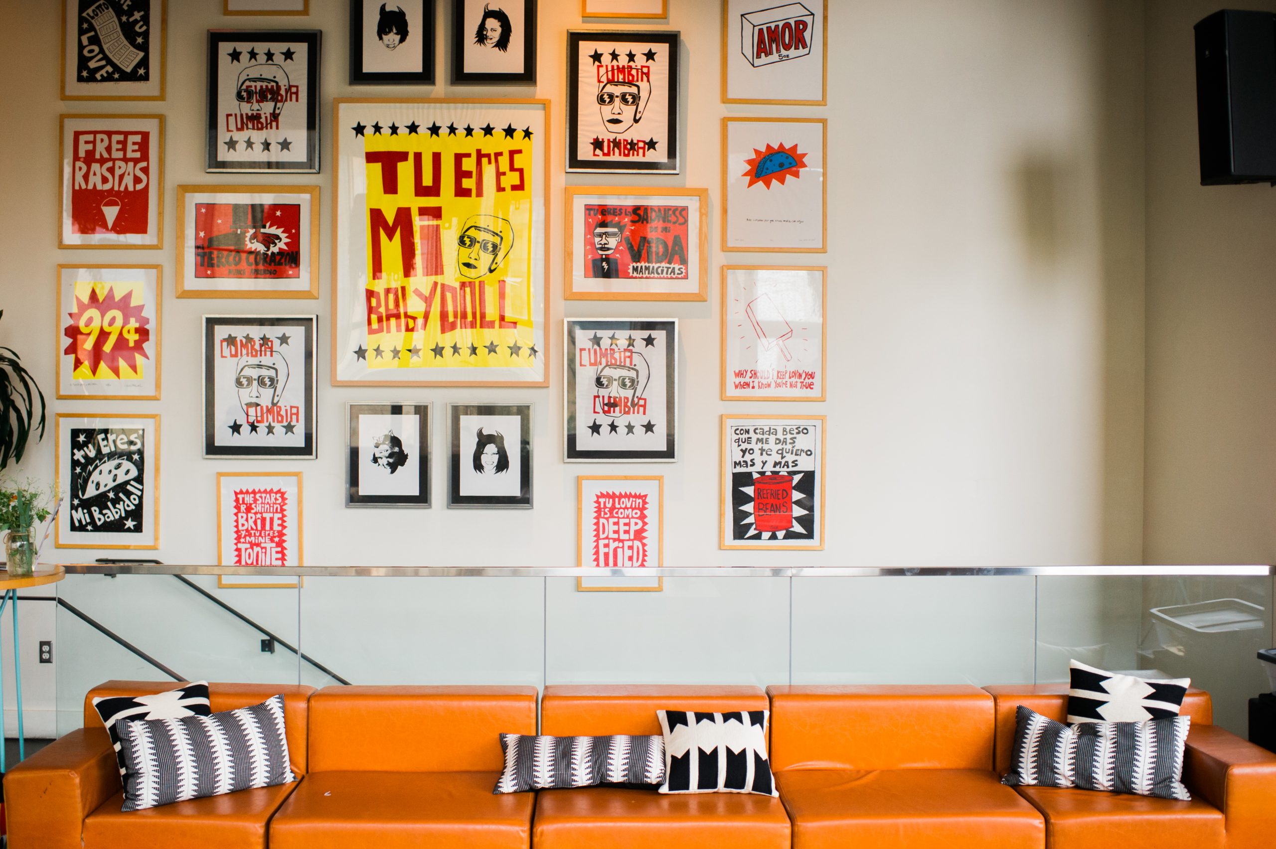 Upstairs entryway at Malverde event space in downtown Austin